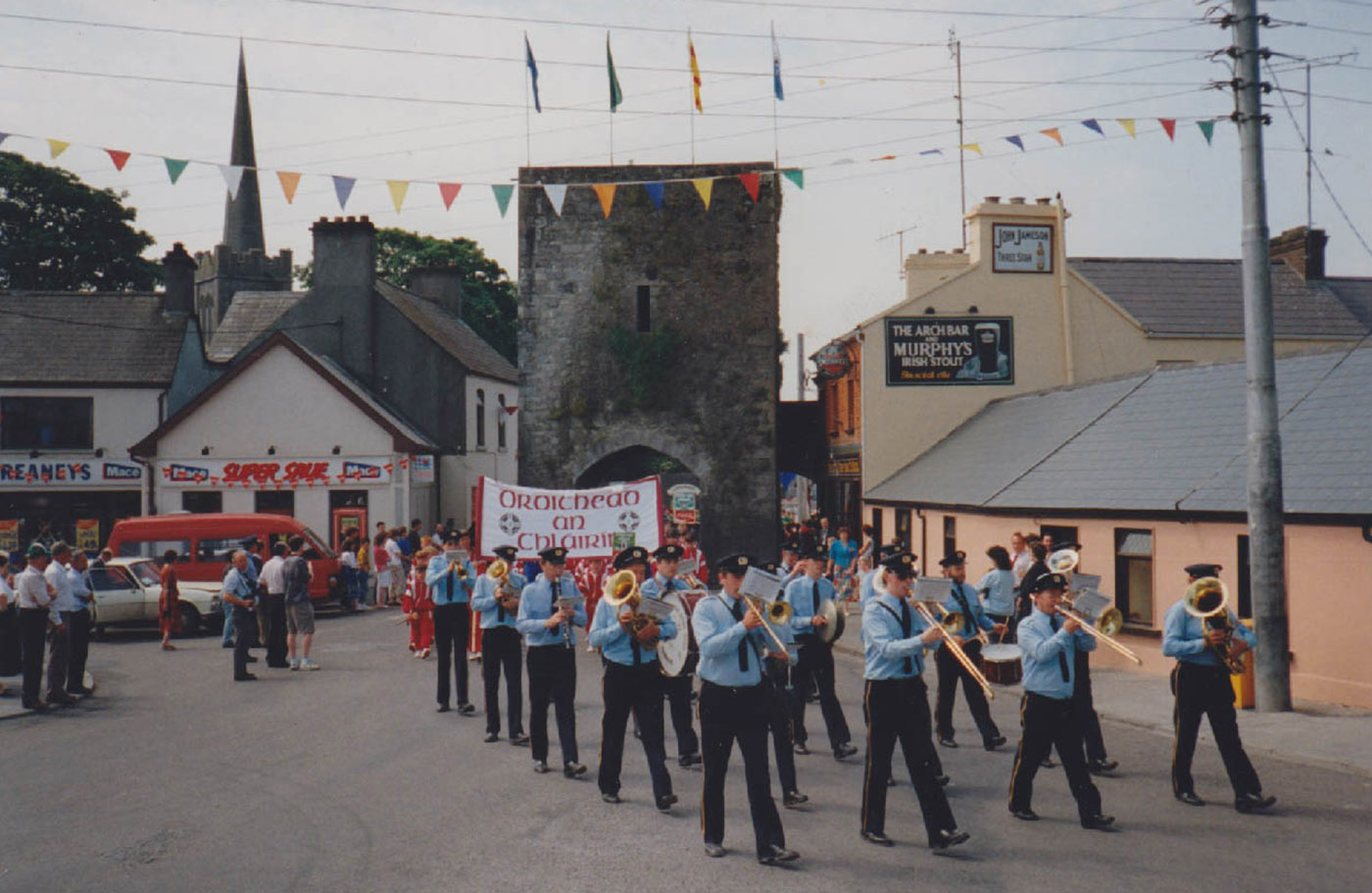 National Feile na nGael Finals in Athenry 1992 Slide background